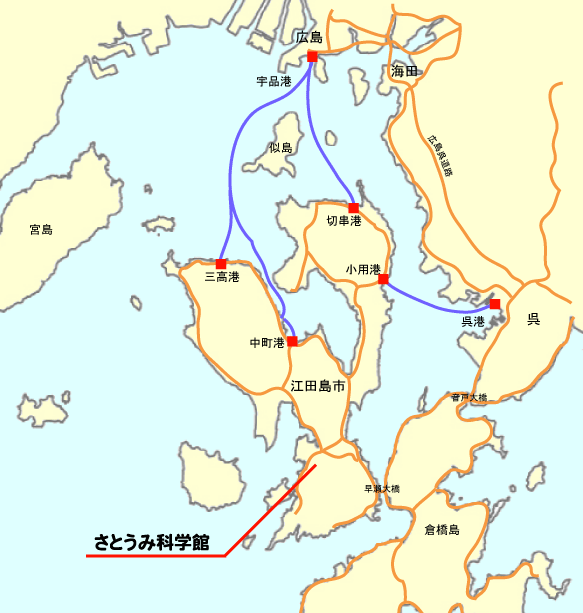 江田島市周辺地図
