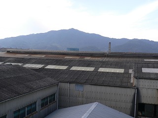 社内建物からの景色