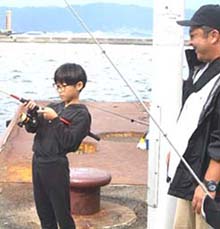 環境局支部恒例の団結釣り大会